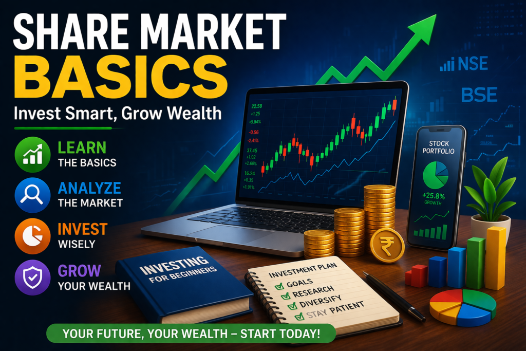 👉 ಶೇರ್ ಮಾರುಕಟ್ಟೆ ಎಂದರೇನು ಮಾಹಿತಿ ಮತ್ತು ಹೂಡಿಕೆ ಮಾರ್ಗದರ್ಶಿ ಚಿತ್ರ, ಆರಂಭಿಕರಿಗಾಗಿ ಸ್ಟೆಪ್-ಬೈ-ಸ್ಟೆಪ್ ಇನ್ವೆಸ್ಟ್ಮೆಂಟ್ ಗೈಡ್